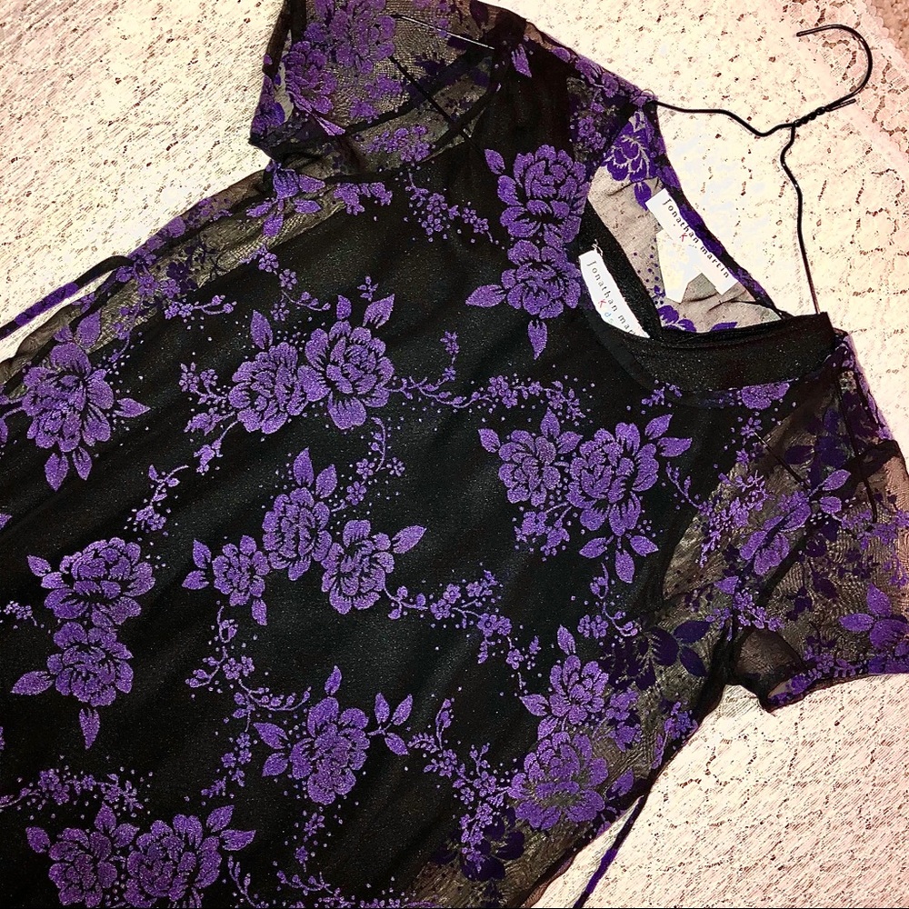 Jonathan Martin Girls Size 12 Purple Long Dress